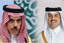 سمو وزير الخارجية يعقد جلسة مباحثات ثنائية مع نائب رئيس مجلس الوزراء وزير خارجية دولة قطر