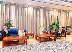 الدكتور الربيعة يلتقي بسفير المملكة لدى ألبانيا