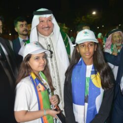 قرية زايد التراثية بدولة الإمارات العربية المتحدة تحتفل باليوم الوطني 92 للمملكة العربية السعودية