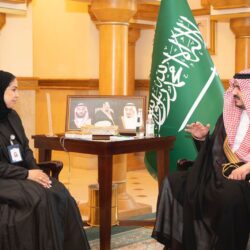 نائب أمير منطقة مكة المكرمة صاحب السمو الملكي الأمير بدر بن سلطان يستقبل القنصل العام لجمهورية إيطاليا