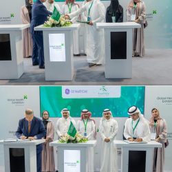 الأمير مشعل بن ماجد والأمير سعود بن جلوي و مسؤولين ورجال الأعمال عزوز أسرة محمد بن عبود العمودي 