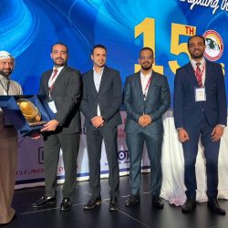 السفير خطابي خلالها افتتاح  أعمال الجمعية العامة (43) لاتحاد اذاعات الدول العربية