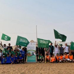 فريق نبض التطوعي التابع لجمعية بر الحكامية يشارك في حفل اليوم الوطني بمركز الحكامي