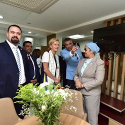 المستشارة امل عمار تشارك في افتتاح مهرجان أسوان الدولي لسينما المرأة في دورته التاسعة ، 