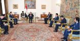 الرئيس المصري يبحث مع وفد صيني الأوضاع في الشرق الأوسط