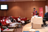 هيئة الهلال الأحمر السعودي تنظم محاضرة توعوية بالإسعافات الأولية لمطوفي الحجاج   