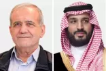 ولي العهد السعودي يُعزِّي الرئيس الإيراني في ضحايا اعتداءات إسرائيل