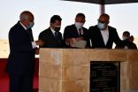 مصر .. وزيرا الرياضة والإسكان ورئيس الأهلي يضعون حجر الأساس لاستاد النادي الأهلي بالشيخ زايد