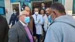 محافظ بورسعيد يتفقد مستشفي السلام الدولي