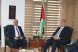  السفير دياب اللوح يستقبل وزير العدل الفلسطيني