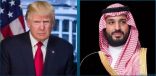 سمو ولي العهد يتلقى اتصالاً هاتفياً من الرئيس الأمريكي اطمأن خلاله على صحة خادم الحرمين الشريفين