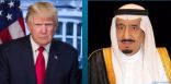 خادم الحرمين الشريفين يجري اتصالًا هاتفيًا بالرئيس الأمريكي