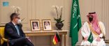 سمو الأمير عبدالعزيز بن سعود بن نايف يستقبل مَسؤُولَيْن ألمانِيَّيْن