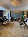 السفير المعلمي يلتقي وفد رئاسة أمن الدولة المشارك في مؤتمر الأمم المتحدة الثاني لرؤساء أجهزة مكافحة الإرهاب