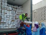 سفارة خادم الحرمين الشريفين  تشارك بتوزيع لحوم الهدي والأضاحي في مصر      