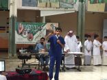 فريق عمل من أطباء الأسنان يزور مدرسة تحفيظ القرآن الابتدائية بأبو عريش