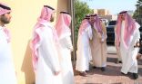 الأمير سعود بن نايف يعزي أسرة الصفيان في وفاة والدتهم