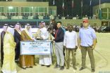 سمو الأمير خالد الفيصل يتوج الفائزين بالمراكز الأولى في بطولة منطقة مكة المكرمة العاشرة لجمال الجواد العربي “فئة B”