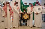 لاعب نادي جدة القرشي يهدي إنجازة العالمي للشعب السعودي