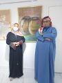 افتتاح المعرض الشخصي الأول ( مولد فنان ) للفنانة ماجدة الشافعي