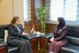 وزيرة التخطيط والتنمية الاقتصادية المصرية تستقبل سفيرة المملكة في القاهرة