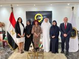هدى يسي ” تستقبل وفد  المنطقة الحرة بالشارقة بمقر انحاد المستثمرات العرب  وتيسيرات لمشروعات الاتحاد