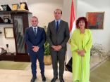 رئيس مجلس إدارة الهيئة المصريةالعامة  للمعارض و المؤتمرات   يستقبل رئيسة اتحاد المستثمرات العرب لبحث التعاون المشترك 