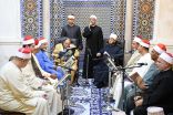 وزير الأوقاف وضيوف مؤتمر المجلس الأعلى للشئون الإسلامية يشهدون ختم القرآن الكريم من مسجد مولانا الإمام الحسين رضي الله عنه بالقاهرة