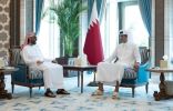 أمير قطر يستقبل طحنون بن زايد آل نهيان 