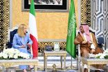 دولة رئيسة مجلس الوزراء الإيطالية تصل إلى جدة