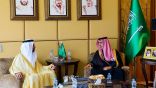 *مشيدًا بجهود خادم الحرمين الشريفين وولي عهده الأمين في الدفاع عن القضايا العربية*  *رئيس البرلمان العربي يلتقي سفير المملكة العربية السعودية بالقاهرة*