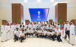 سمو وزير الرياضة يستقبل فريق الأهلي بعد تتويجه بلقب كأس دوري أبطال آسيا للنخبة 2025م*