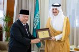 أمير المنطقة الشرقية يستقبل سفير جمهورية اندونيسيا لدى المملكة