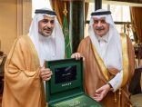 أمير منطقة تبوك يستقبل معالي نائب وزير البيئة والمياه والزراعة