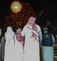 بحضور أكثر من 100 ألف زائر بمنتزه الأمير حسام .. الألعاب النارية تضيء سماء الباحة