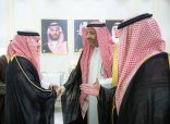 أمير منطقة الباحة يستقبل أشقاء وابن الشيخ دخيل بن غرم الله الميموني -رحمه الله-