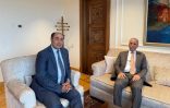 السفير العراقي يلتقي الأمين العام المساعد رئيس مكتب الأمين العام لجامعة الدول العربية.