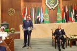 احتفاليه رسميه بجامعه الدول العربية تكريما لمسيره الامين العام ابو الغيط والسفير حسام ذكي 