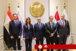 وزير العدل يستقبل، الدكتورة سلافة جويلي المدير التنفيذي للأكاديمية الوطنية للتدريب والدكتور طاهر نصر نائب المدير التنفيذي للأكاديمية