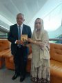 مدير مكتبة الإسكندرية، يستقبل رئيسة الشبكة العربية للمرأة في العلوم والتكنولوجيا وعضو مجلس أمناء مؤسسة الإمارات للآداب،