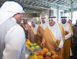 أمير تبوك يدشّن مهرجان المنتجات الزراعية 2026 بالمنطقة 