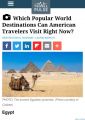 – وسائل الإعلام الدولية تواصل نشر مقالاتها وتقاريرها عن المقصد السياحي المصري