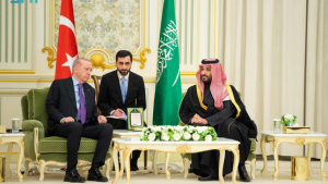 تطورات المنطقة.. محور نقاش ولي العهد السعودي والرئيس التركي