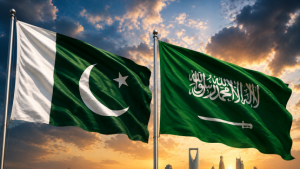 سمو ولي العهد ورئيس وزراء باكستان يناقشان جهود خفض التصعيد