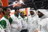 التقى الفريق السعودي المنافس في مسابقة المهارات العالمية الـ 44