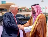 رئيس الولايات المتحدة الأمريكية يغادر المملكة وسمو ولي العهد في مقدمة مودعيه