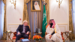 جونسون يؤكد لولي العهد وقوف بريطانيا إلى جانب السعودية