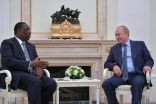 ماكي صال وفلاديمير بوتين يبحثان تعزيز التعاون بين البلدين.