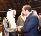سمو أمير الكويت يستقبل الرئيس المصري