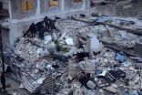 #شاهد.. صور جوية مروعة لدمار هائل في سرمدا في ‎#سوريا نتيجة الزلزال الذي ضرب ‎#تركيا